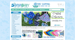 Desktop Screenshot of myswimbaby.com