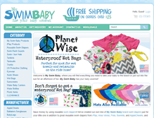 Tablet Screenshot of myswimbaby.com